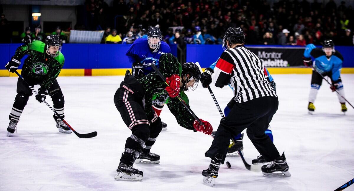 Eishockey Spieler beim EUC