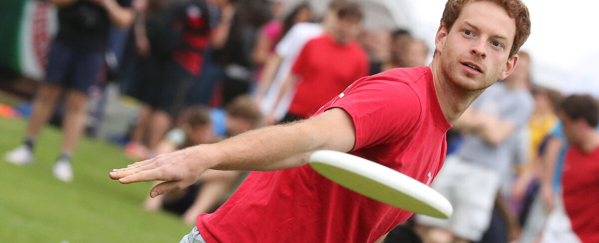 Ultimate Frisbee Spieler