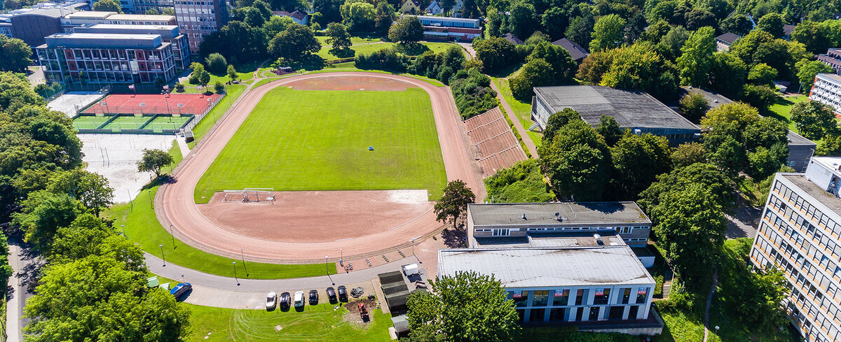 Satteitenbild der Sportanlage Königshügel