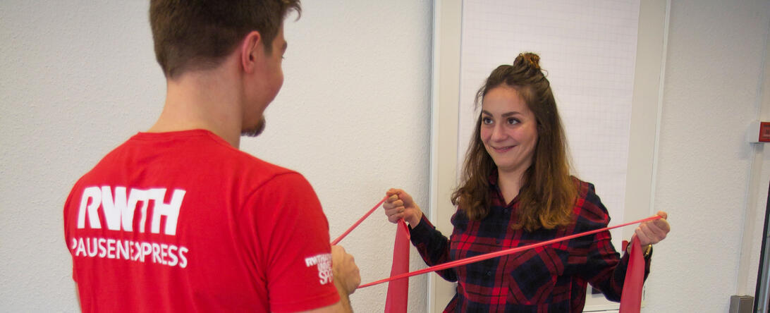 Der Pausenexpress in vollem Gange