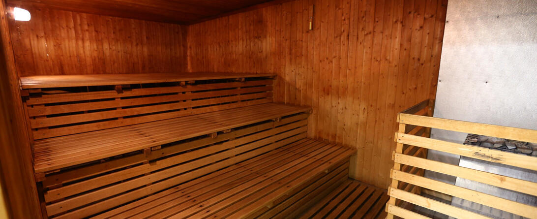 Ein Blick in unsere Sauna