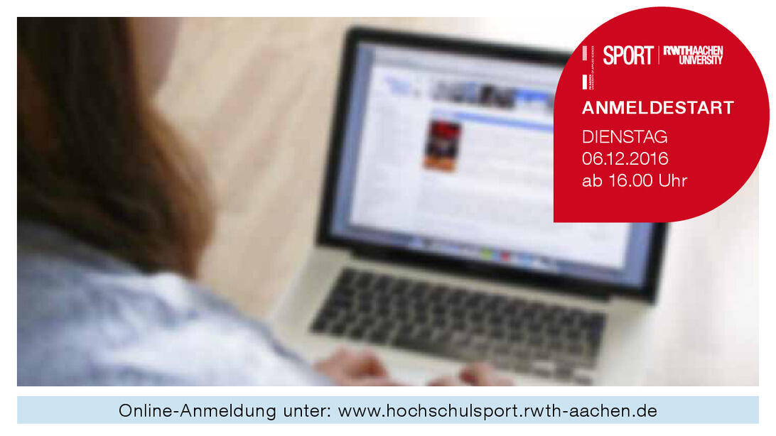 Anmeldestart 6. Dezember 2016