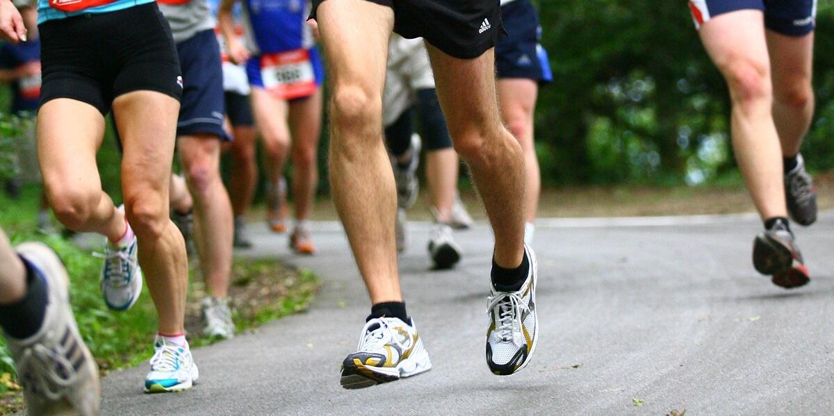 Läufer im Wettkampf