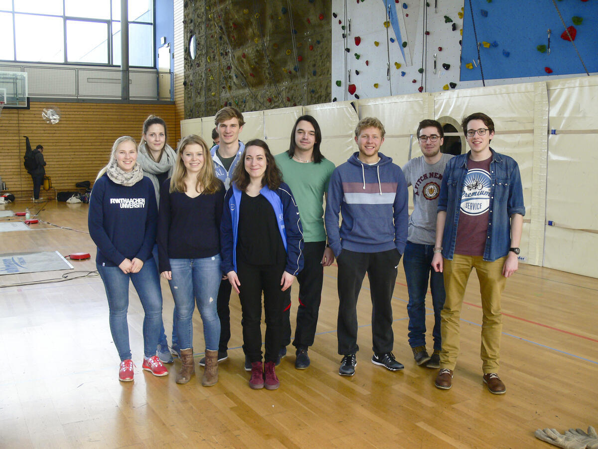 Aachener Fechtteam bei der DHM in Heidelberg