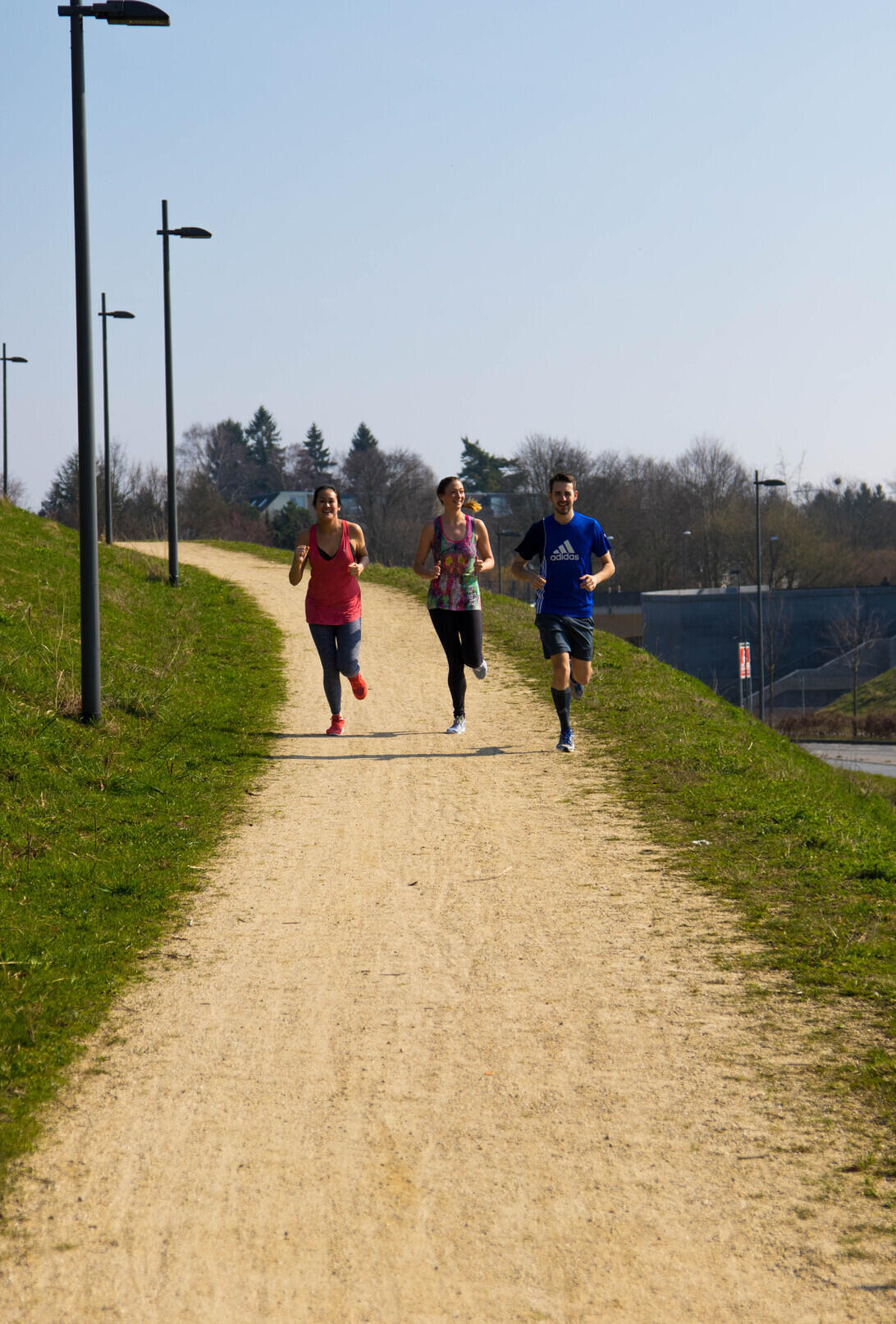 Laufer auf dem Campus