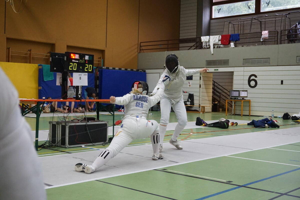 Fechterinnen der DHMM in Karlsruhe