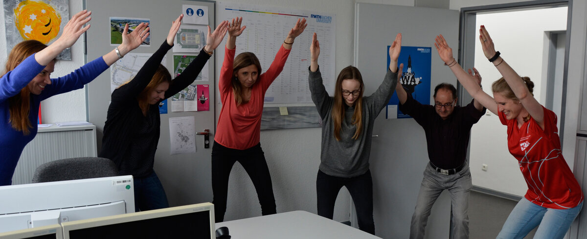 participants at pausenexpress in action