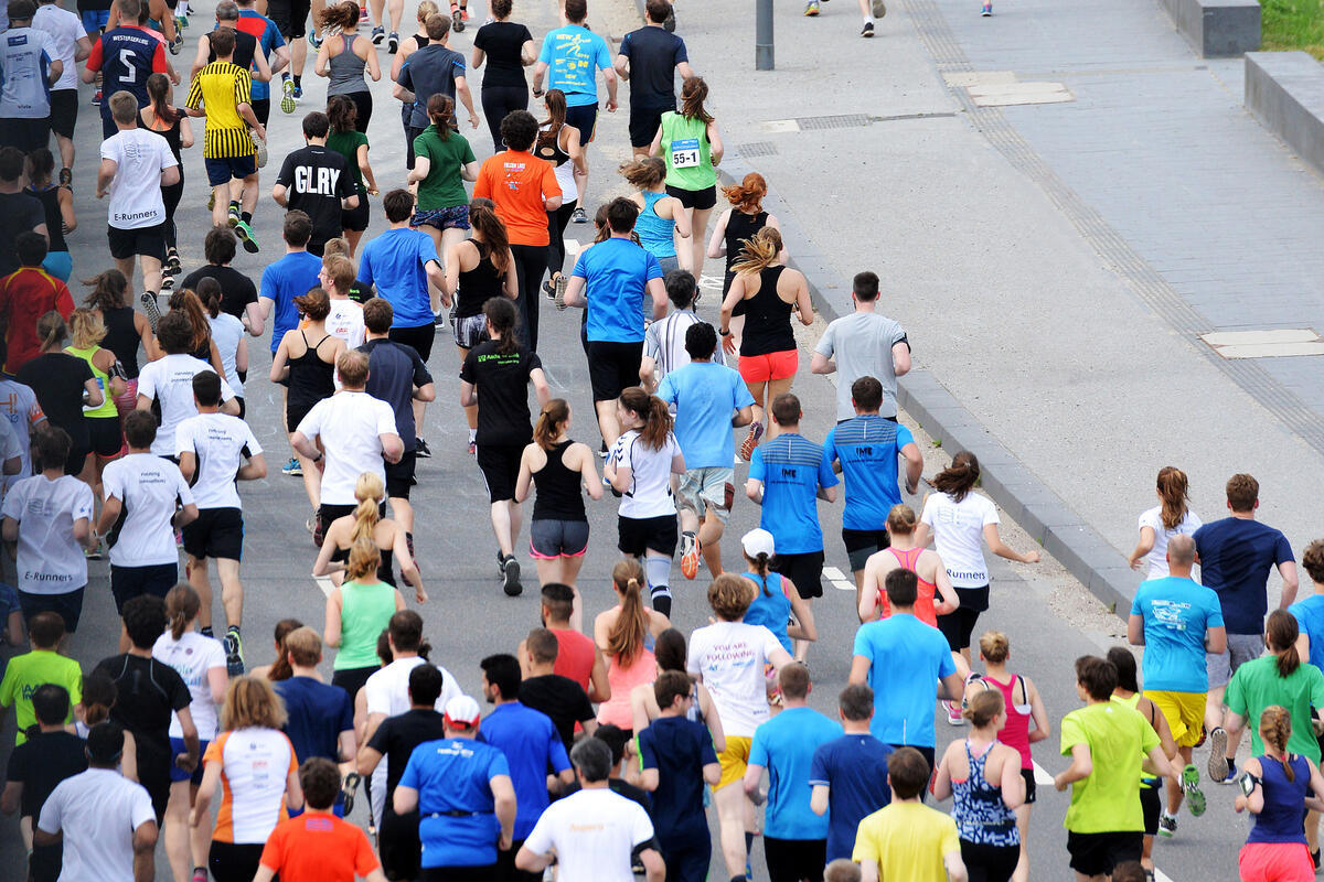 Läufer beim Campuslauf 2017
