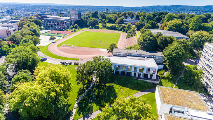 Sportzentrum Königshügel Luftaufnahme