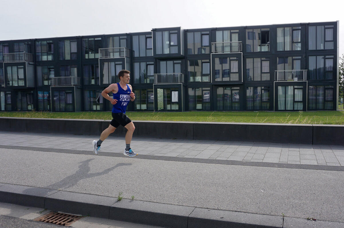 Patrick Halbach läuft