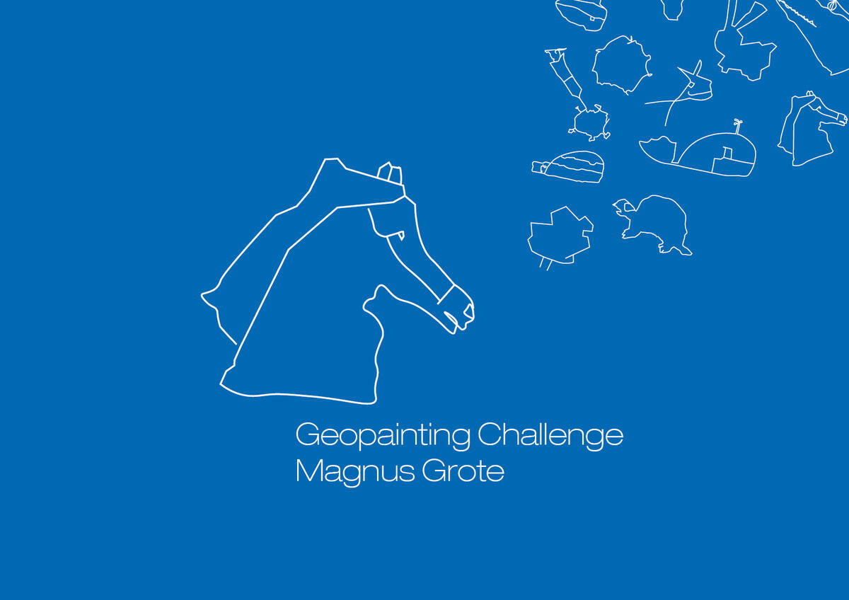 Geopaiinting eines Pferds