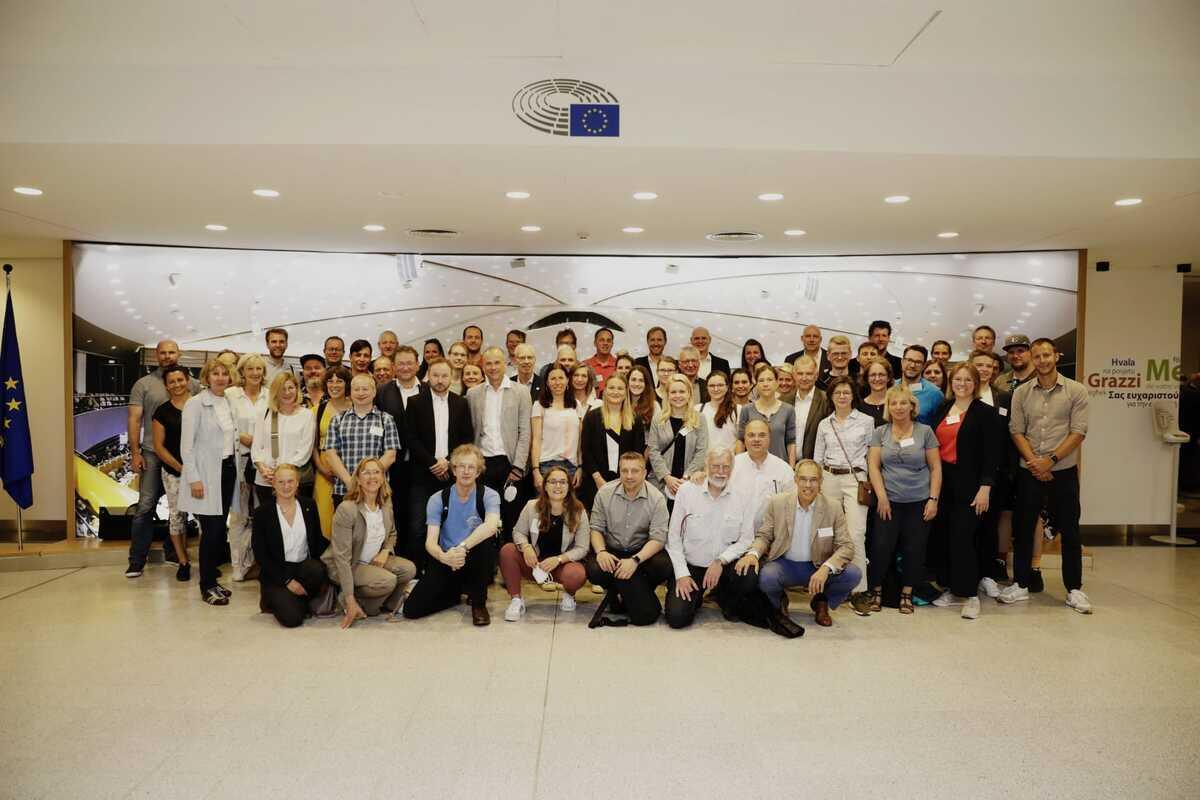 Gruppenfoto in Brüssel