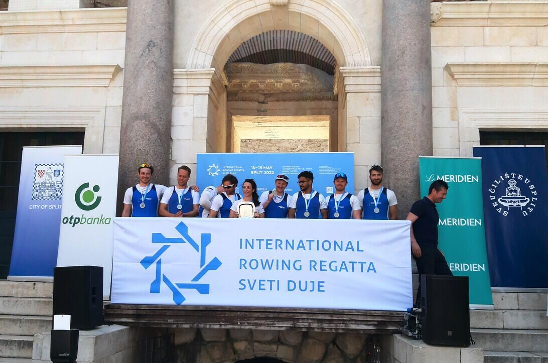 Siegerehrung der Ruderer