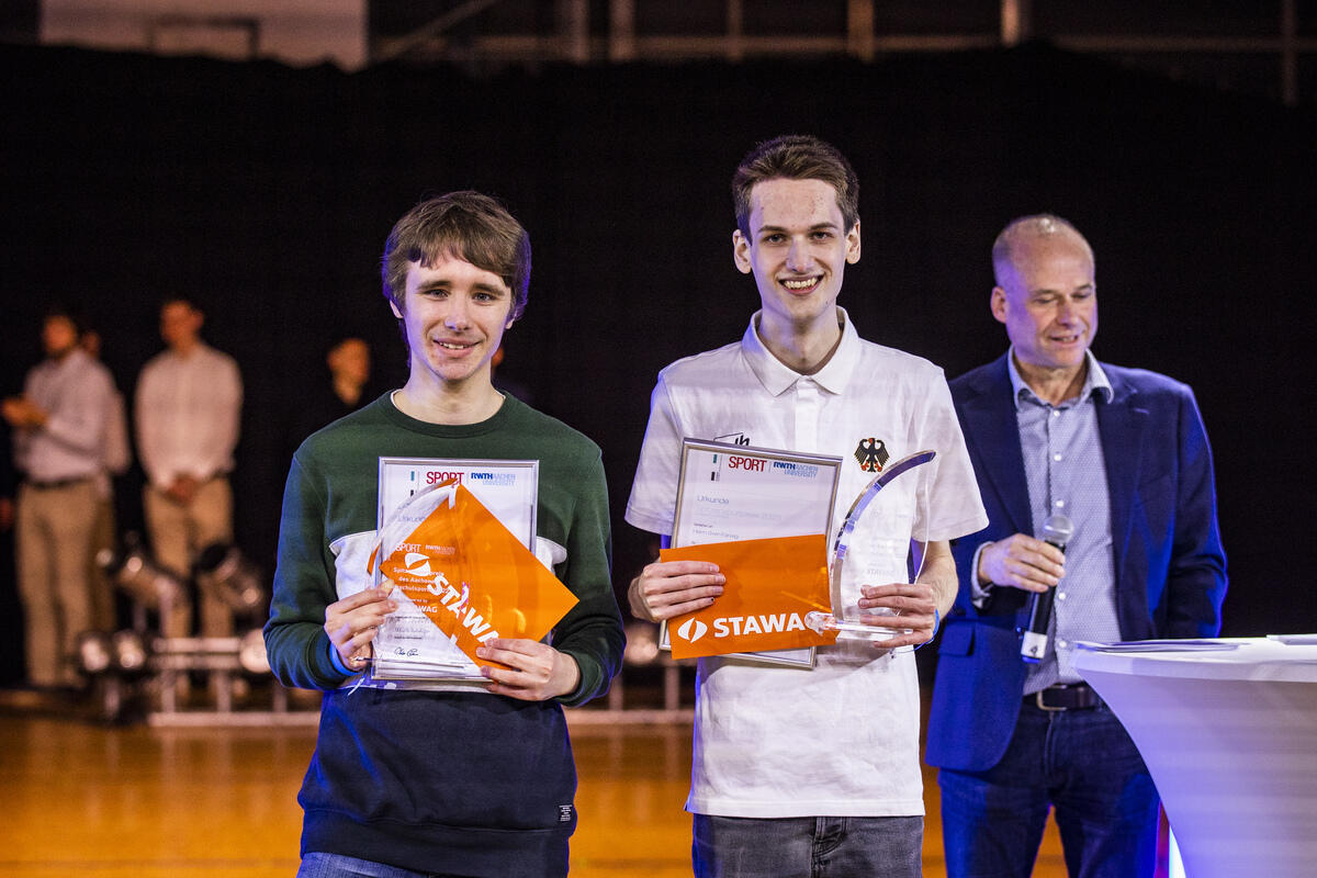 Spitzensportpreis Empfänger mit Gewinn