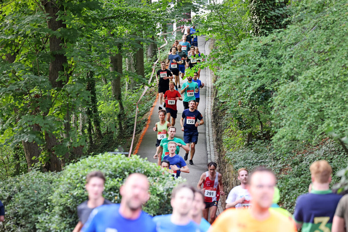 Running runners at the Lousberglauf 2022