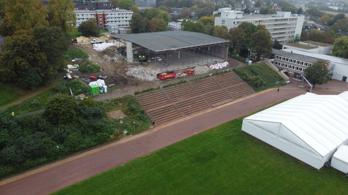 Aussenmauern entfernt