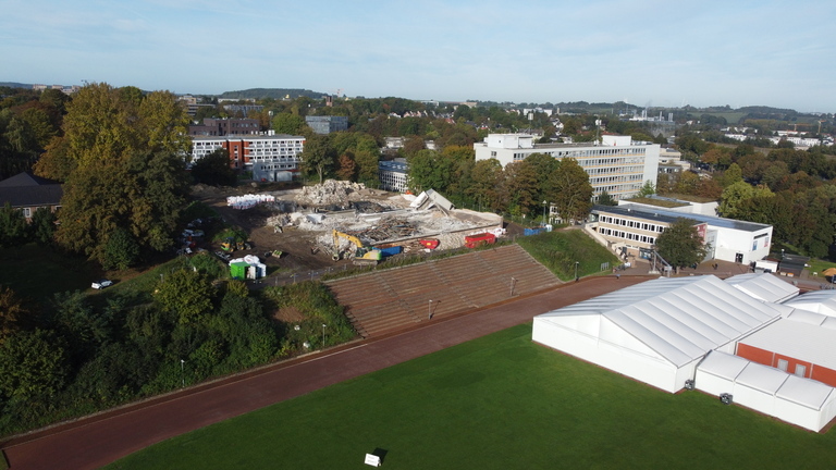 Abriss Dachkonstruktion