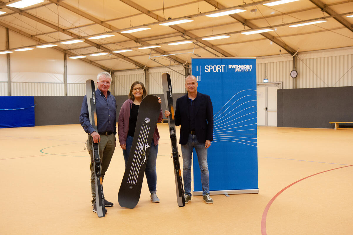 Peter Lynen, Juliana Kirchhoff und Ulrich Weber am Start für Wintersemester