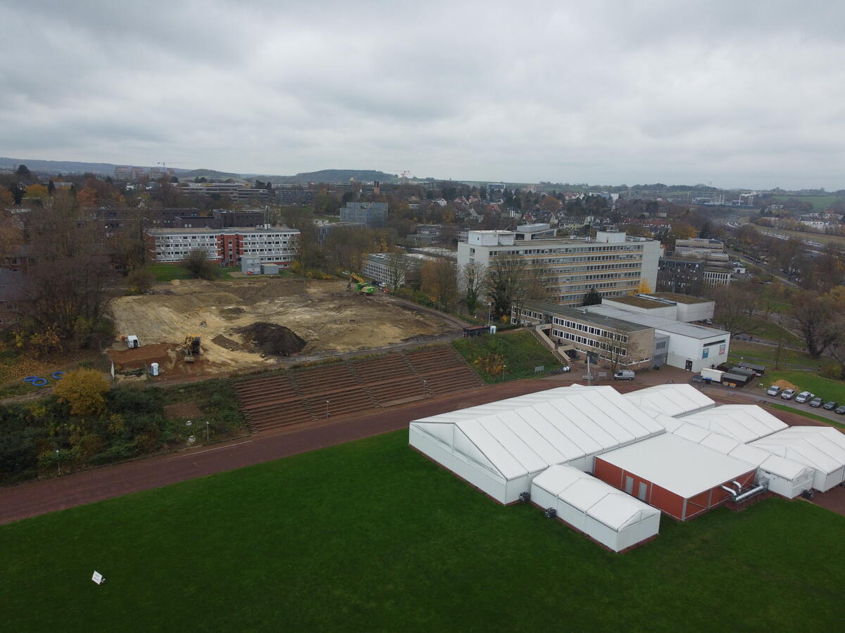 Abriss der Dachkonstruktion