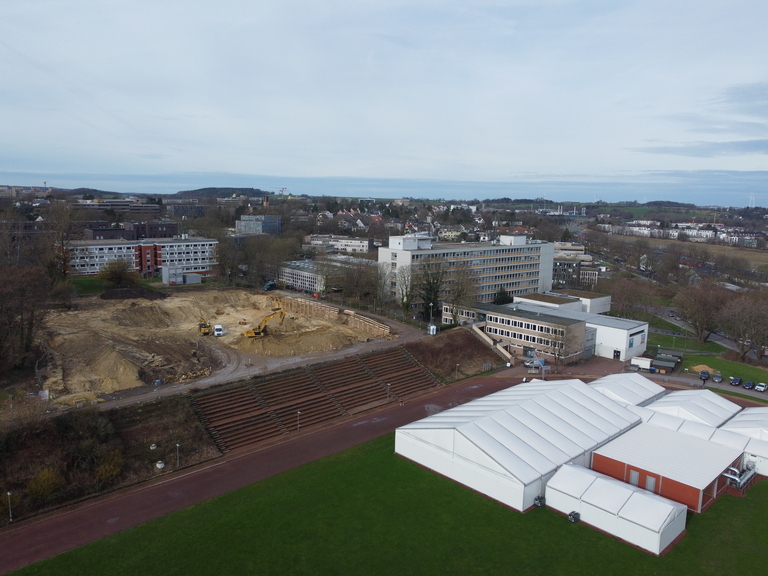 Neubau K�nigsh�gel Baugrube