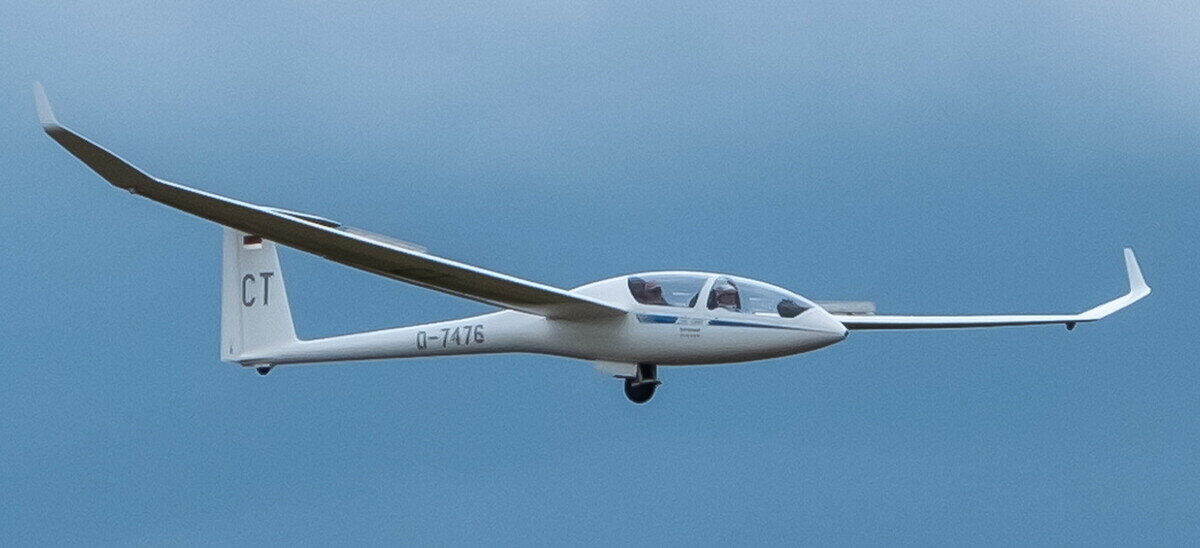 Segelflieger in der Luft