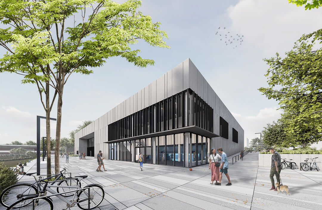 Model of the new building K�nigsh�gel