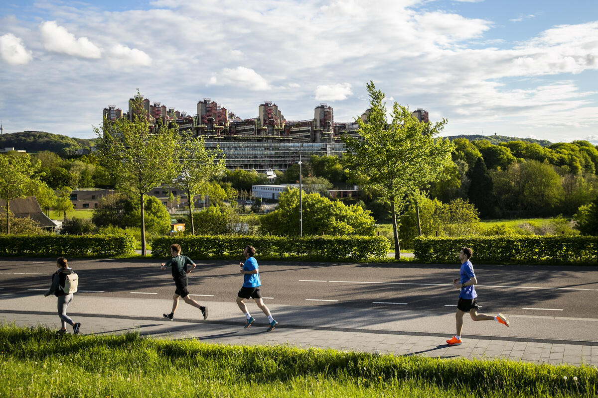 Laufen am Uniklinikum der RWTH