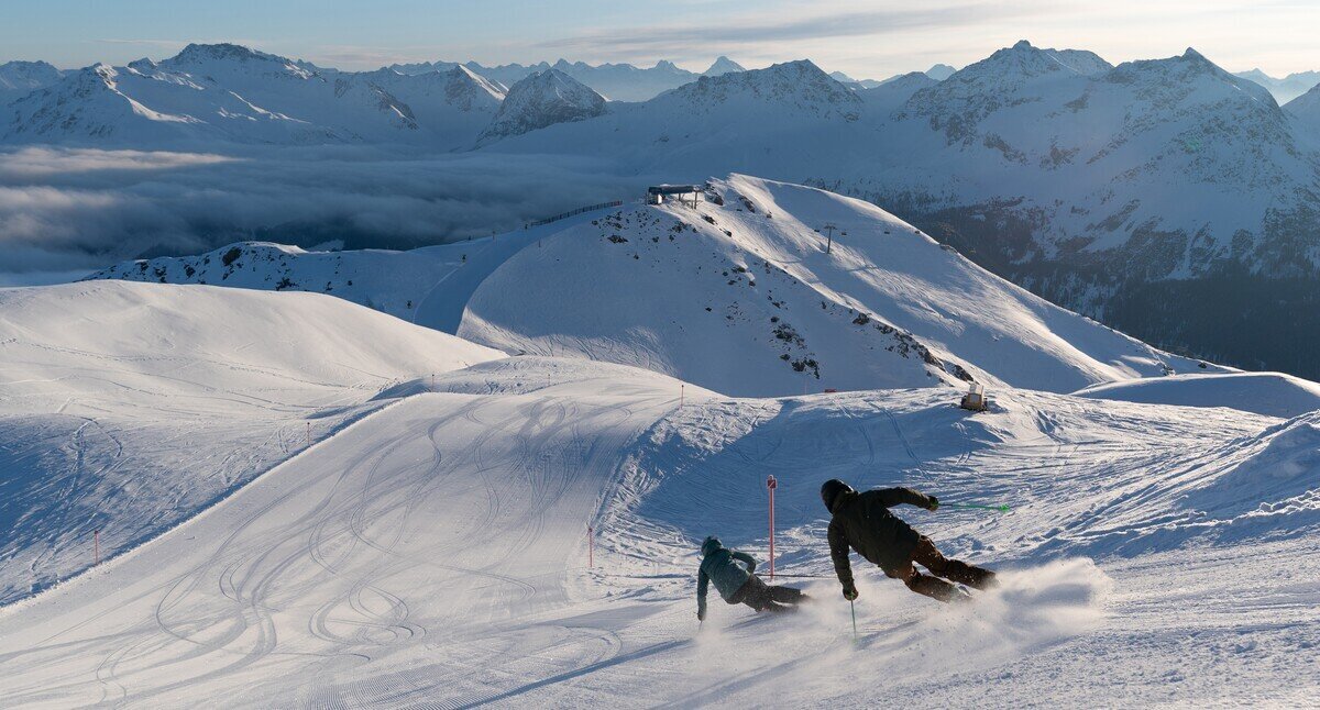 Skifahrer carven Arosa