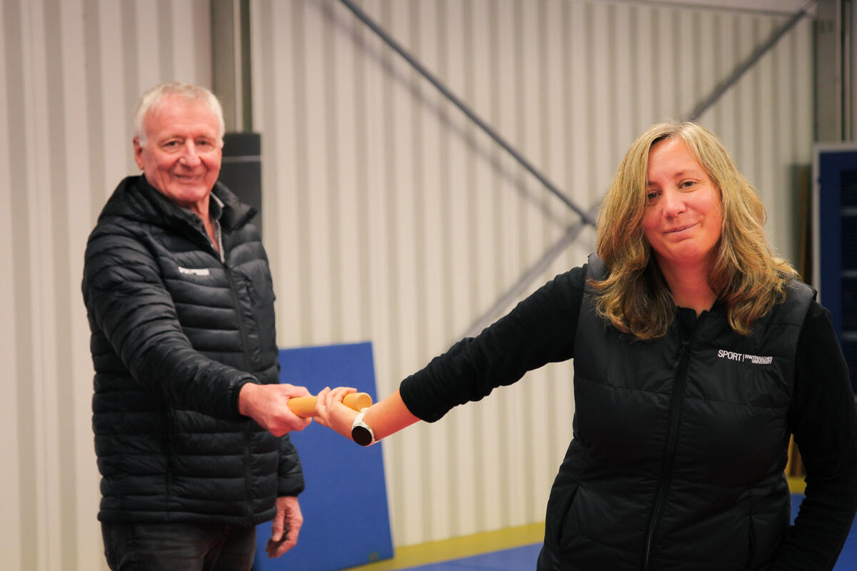 Staffelübergabe Ulrich Weber zu Judith Blau